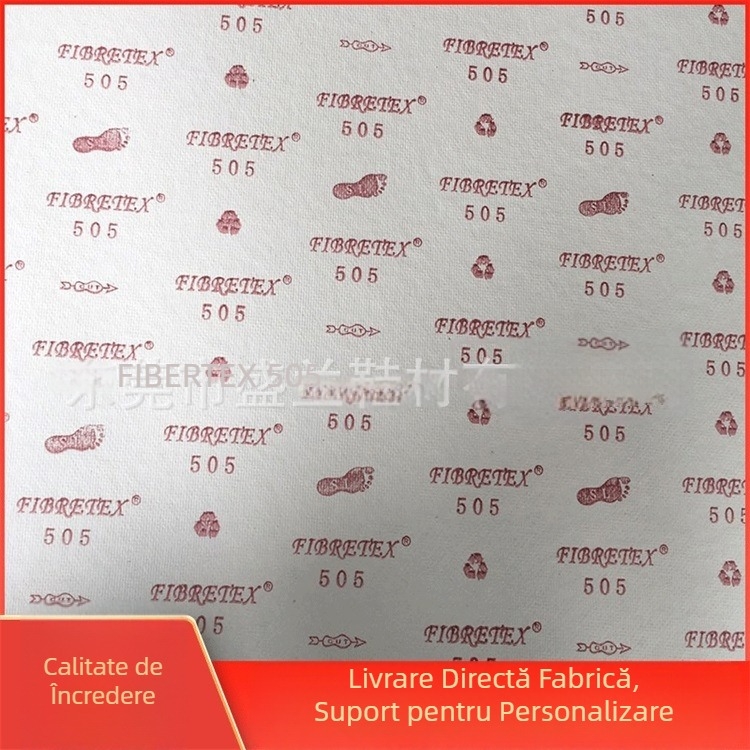 Plăcuță de talpă intermediară pentru material de încălțăminte impermeabil, model 505, stil FIBRETEX505, material: hârtie și pulpă de lemn, potrivită pentru pantofi sport, piele, ghete, sandale, casual și de lucru
