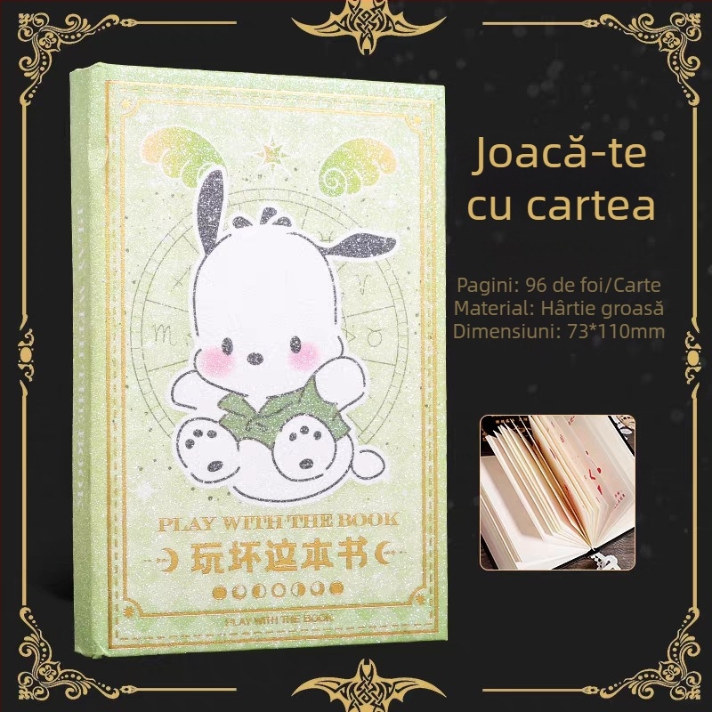 Caiet cu tema Cele 12 zodii, legare cu adeziv, hârtie offset dublă, 80 gsm, 100–200 pagini, stil creativ