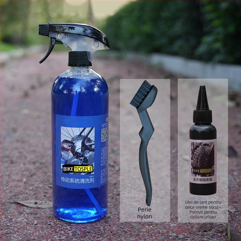Curățător cu spumă pentru lanțul de bicicletă și flywheel — curățător neutru pentru sistemul de transmisie, construcție din metal, îndepărtarea ruginii