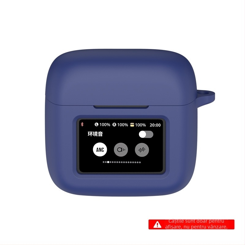 Carcasă de protecție din silicon pentru JBL Tour Pro 3 - husă moale, gravură în relief, turnare prin injecție, compatibilitate universală