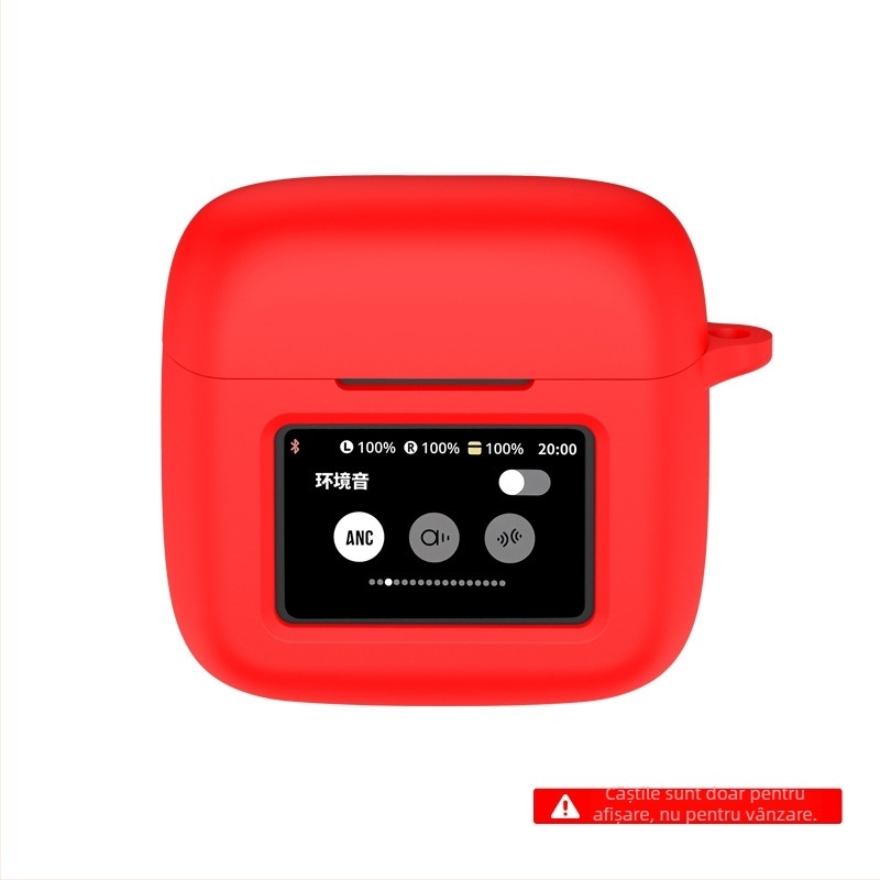 Carcasă de protecție din silicon pentru JBL Tour Pro 3 - husă moale, gravură în relief, turnare prin injecție, compatibilitate universală