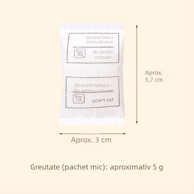 FaSoLa desicant alimentar pentru orez, ceai, condimente și hrană pentru pisici - 42 pachete, 19950 g, ambalat în pungi