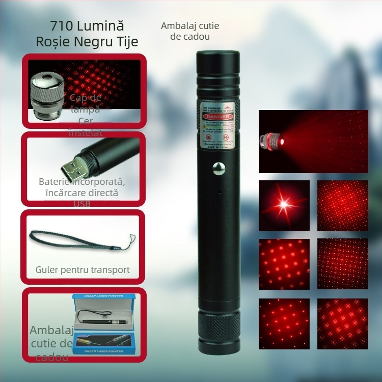 Stilou laser MTTBCHA, aliaj de aluminiu, Laser710, imprimare a logo-ului