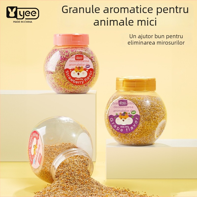 Granule deodorante pentru cușca hamsterului - yee, formulă delicată, deodorizarea mediului, 1 cutie