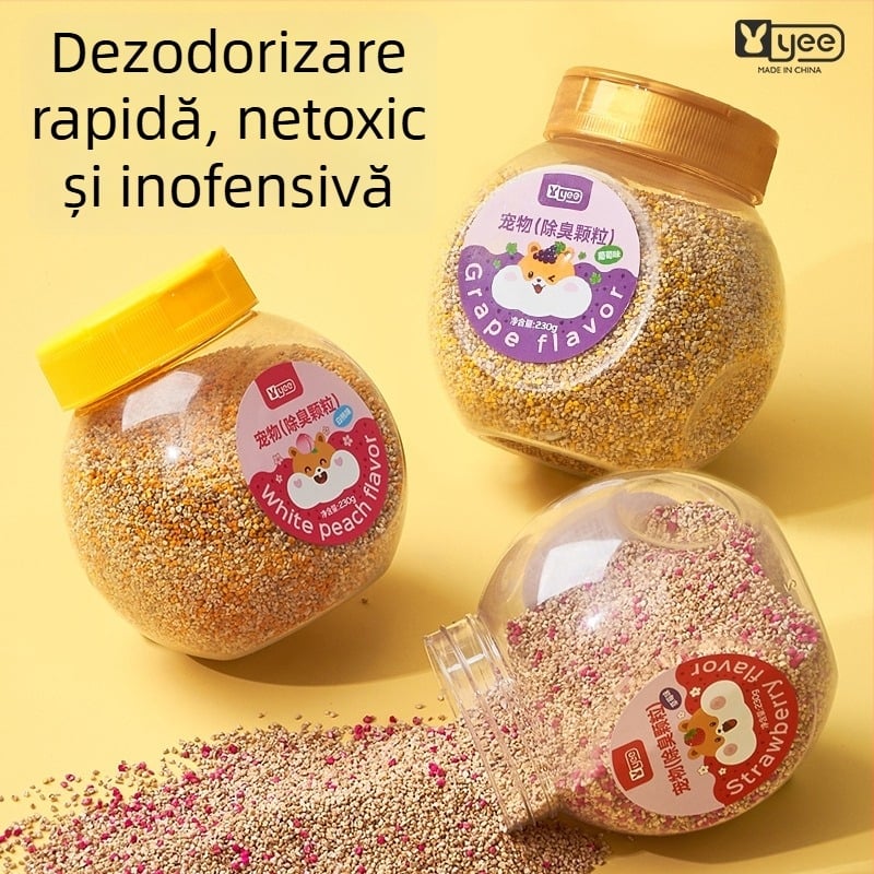 Granule deodorante pentru cușca hamsterului - yee, formulă delicată, deodorizarea mediului, 1 cutie