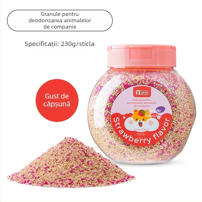 Granule deodorante pentru cușca hamsterului - yee, formulă delicată, deodorizarea mediului, 1 cutie