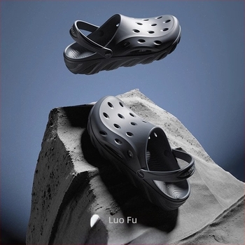 Sandale bărbați Luofu - parte superioară EVA și talpă EVA, respirante, impermeabile, antiderapante, ușoare, vară 2025