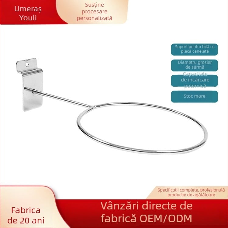 Raft metal de depozitare cu cârlige în mai multe rânduri, stil modern minimalist, capacitate 1–3 kg, Yuri