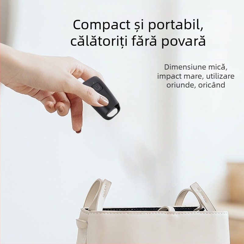 Dispozitiv ultrasonic anti-lătrăt pentru câini, mini, portabil și compact; brand Neutral; material poliester; potrivit pentru câini în general; neimportat; fără mărci private licențiate