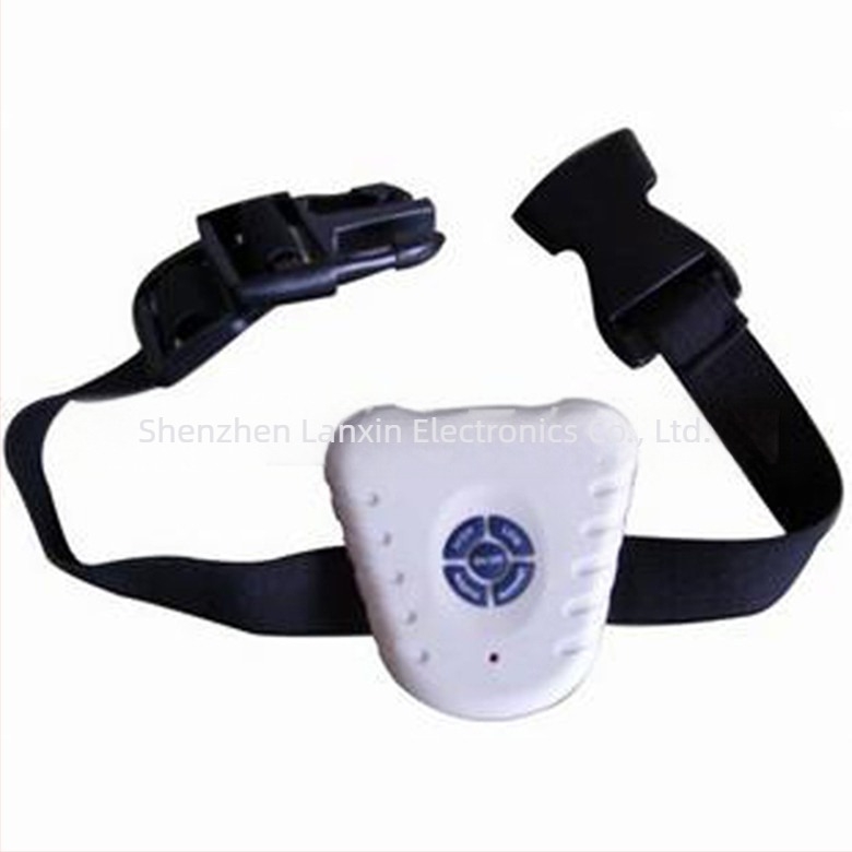 Guler pentru câini cu opritor ultrasonic la lătrat, material ABS, extensibil, pachet de 72 bucăți