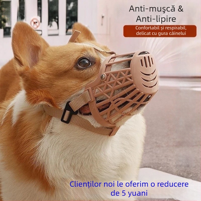 Botniță Pengyi pentru câini cu anti-mușcare, anti-rodire și anti-lătrat