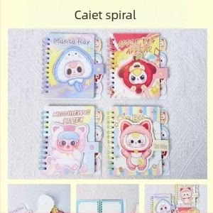 Star Person bloc de notițe spiral pentru elevi – 30 de file interioare, greutate a hârtiei interioare 10, dimensiune interioară 10, model XQ-6430