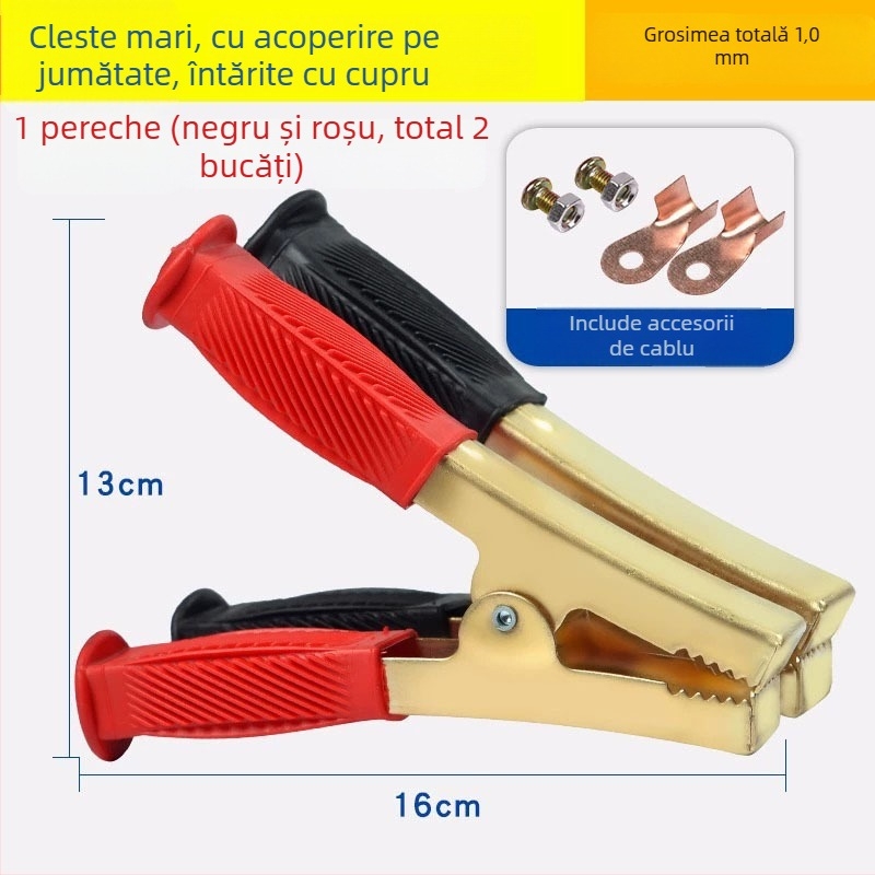 Clema de baterie tip alligator, model 225, marcă Sai Guan Gong, potrivită pentru motoare cu injecție directă