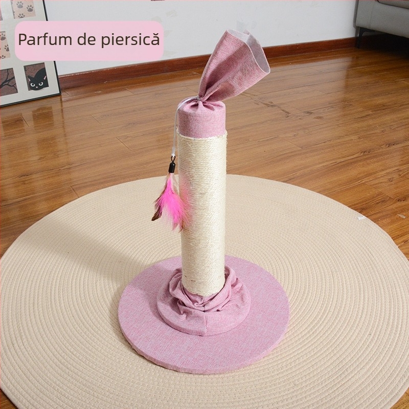 Cadru de cățărare pentru pisici cu post de zgâriere, material sisal, brand Shengze, model MH65, potrivit pentru pisici mari.