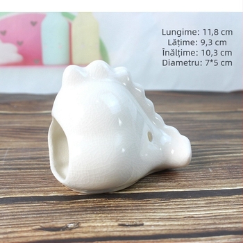 Cuib ceramic pentru hamster – pentru toate sezoanele, design răcoritor pentru somn, brand Hongjie