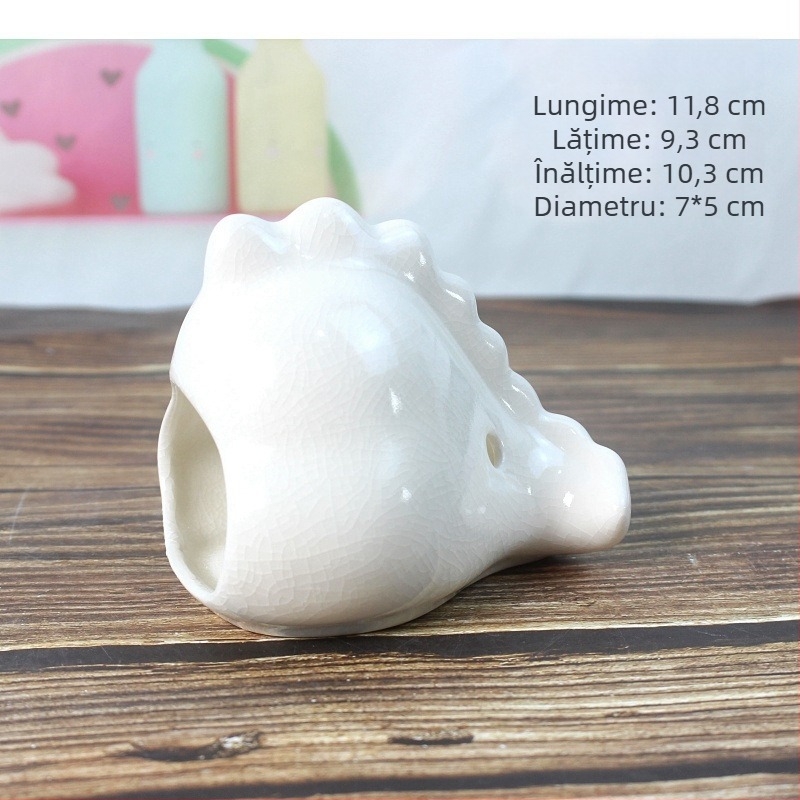 Cuib ceramic pentru hamster – pentru toate sezoanele, design răcoritor pentru somn, brand Hongjie