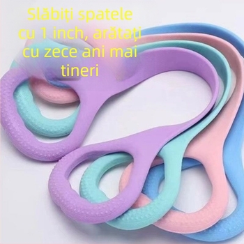 Dispozitiv de întindere a spatelui pentru yoga acasă, coardă elastică din silicon; Spate deschis; Material: Altul; Brand: Altul