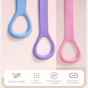 Dispozitiv de întindere a spatelui pentru yoga acasă, coardă elastică din silicon; Spate deschis; Material: Altul; Brand: Altul