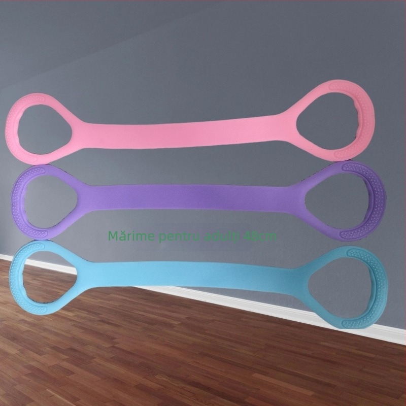 Dispozitiv de întindere a spatelui pentru yoga acasă, coardă elastică din silicon; Spate deschis; Material: Altul; Brand: Altul