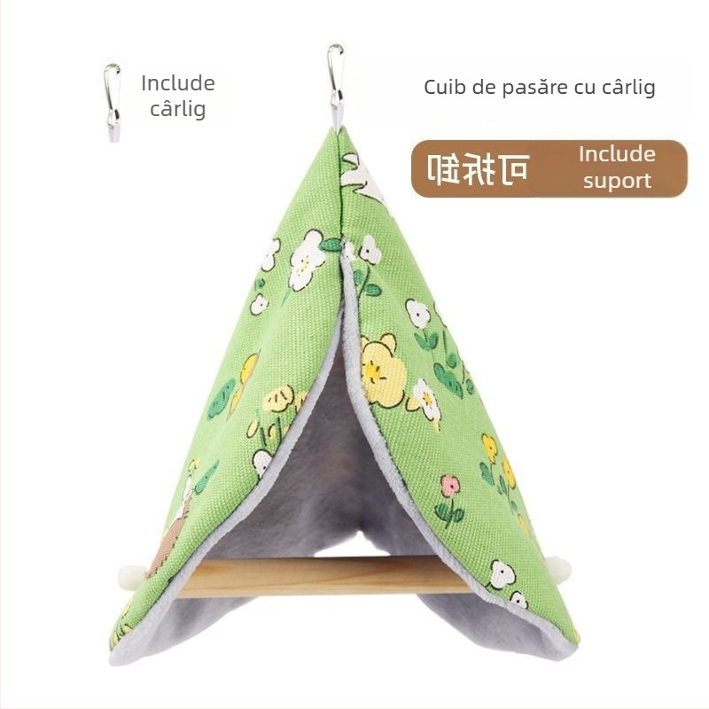 Cuib de hamster din oțel inoxidabil – accesoriu pentru habitat, neimportat, marcă: Altul