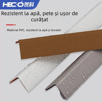 Benzi moi din PVC pentru protecția colțurilor, decor pentru living (Brand: He ke; Ambalaj: 70 buc.)