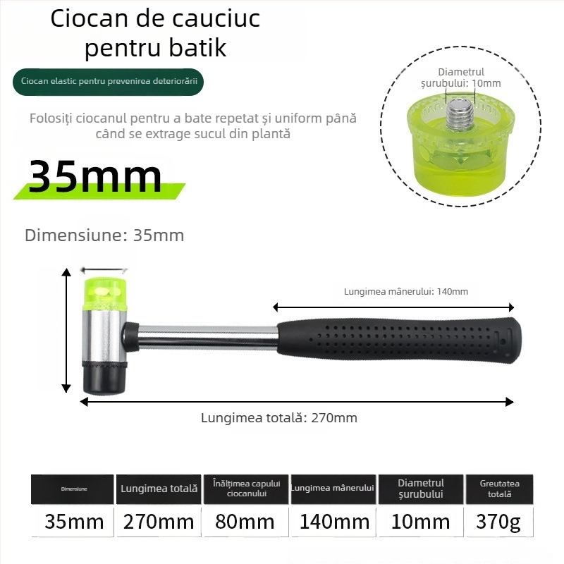 Kit DIY pentru imprimare pe țesături pentru copii – cioc de imprimare, modelul 002