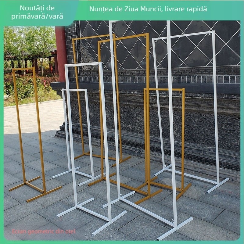 Cadru arc dreptunghiular din fier pentru decorul scenei de nuntă