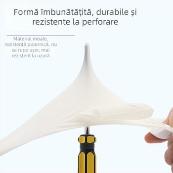 Mănuși de unică folosință din latex și PVC, pentru examinări medicale, uz stomatologic și laborator