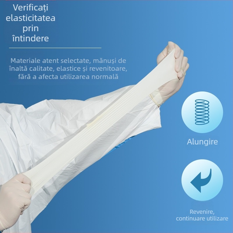 Mănuși de unică folosință din latex și PVC, pentru examinări medicale, uz stomatologic și laborator
