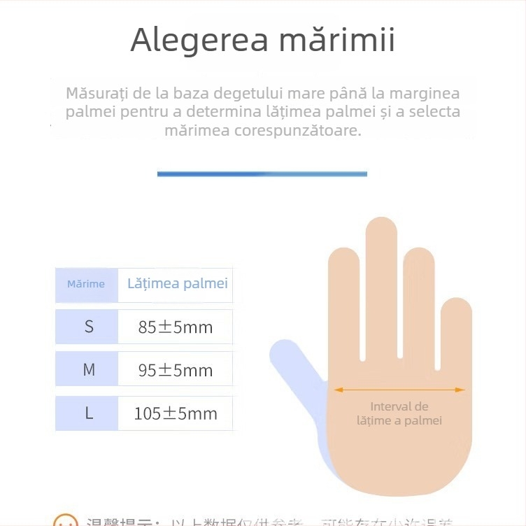 Hongxin Mănuși de nitril de unică folosință - Îngroșate, de calitate alimentară, pentru spălat vase