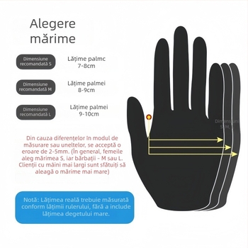Mănuși PVC de unică folosință, de calitate alimentară, grosime 0,05–0,1 mm, impermeabile