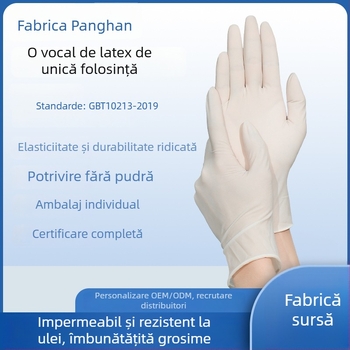 Pang Han mănuși latex de unică folosință pentru uz medical, aprobare 20152140239