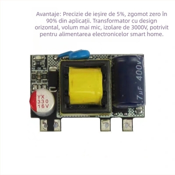 Pinvo modul izolat de alimentare AC-DC, cu ripple redus, intrare 220V, ieșiri 3.7V/4.2V/5V/9V/12V/15V/24V