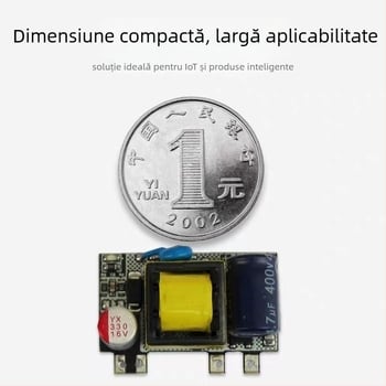 Pinvo modul izolat de alimentare AC-DC, cu ripple redus, intrare 220V, ieșiri 3.7V/4.2V/5V/9V/12V/15V/24V