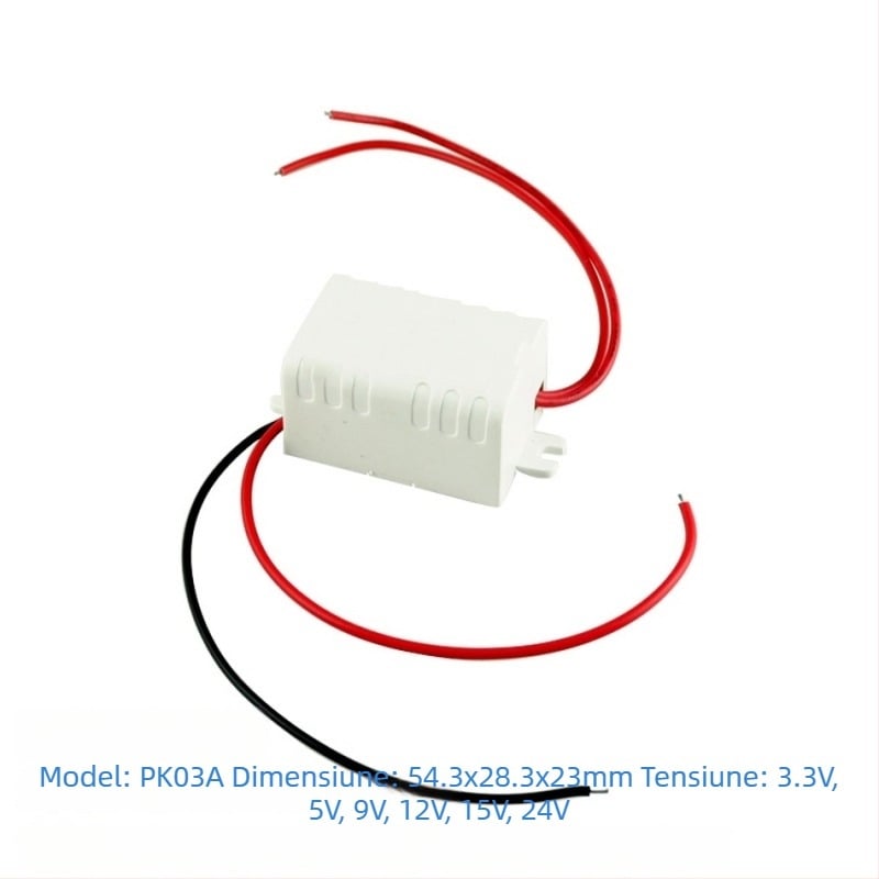 Modul izolator de alimentare AC-DC SANMIM, 220V la 12V, canal unic, LED placă fără carcasă