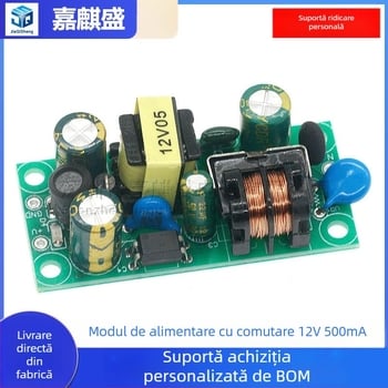 Modul de alimentare comutabil 12V 500mA, AC-DC, izolat, 5W cu tensiune constantă, intrare 220V