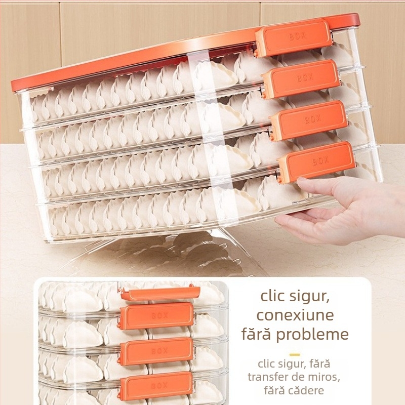 Cutie de depozitare pentru găluște, din plastic, stil Nordic, model EGSNmfkM