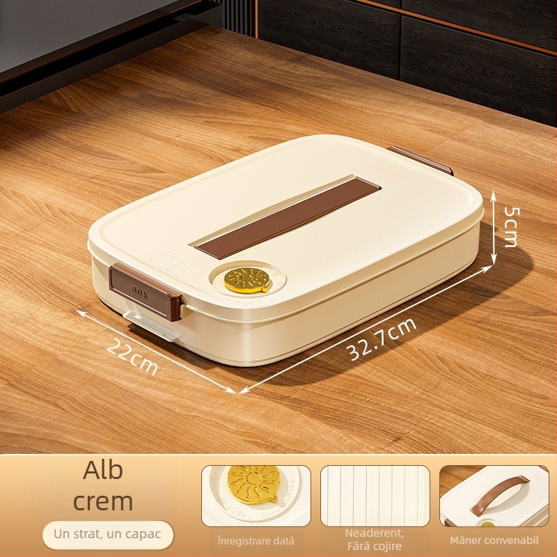 Cutie de depozitare pentru găluște, din plastic, stil Nordic, model EGSNmfkM