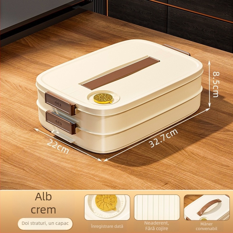 Cutie de depozitare pentru găluște, din plastic, stil Nordic, model EGSNmfkM