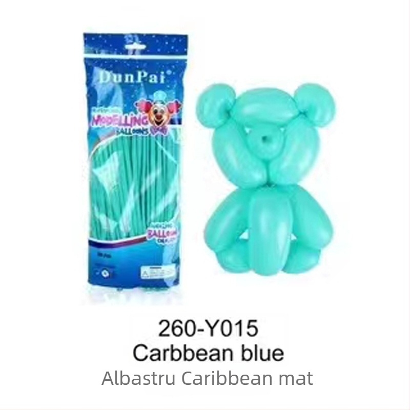 Balon latex, Magic Balloon cu formă de bandă magică, greutate 1,8 g, potrivit pentru aniversări, camping, Qixi și Ziua Copilului