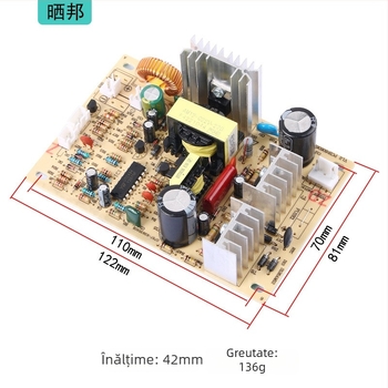 Modul de alimentare cu comutator pentru dozator de apă, cu placă de răcire și placă de circuit, intrare AC220V, ieșire DC12V