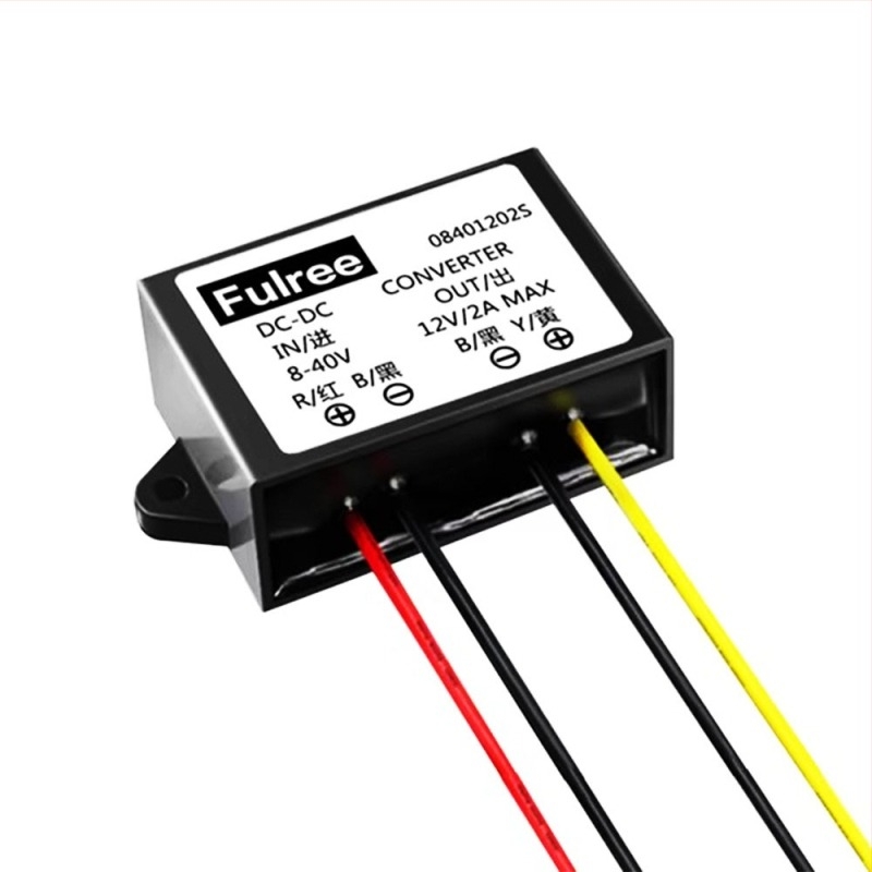 Modul DC-DC reglabil, intrare 8–40V către ieșire 12V, 1–3A, 36W, pentru audio auto, temperatură de funcționare −45…85°C