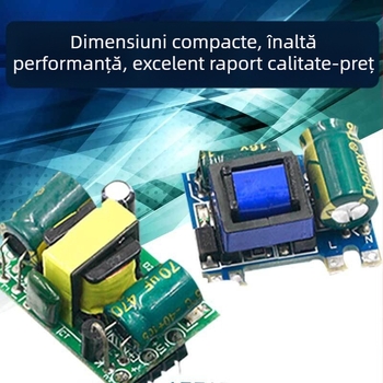 Modul de alimentare AC-DC izolat, intrare 220V, ieșire 6.5V, 450mA, convertor pas-jos