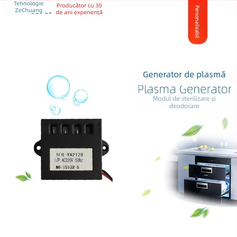TRUMPXP Modul Generator Plasmă (TFB-Y128) pentru Mașini de Spălat Vase și Dulapuri de Dezinfectare – Sterilizare, Prevenire Mucegai, Eliminare Mirosuri – AC220V