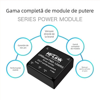 URB1D12YMD-12WR3 Modul izolator DC-DC, intrare 110V DC, ieșire 12V DC, reglat, singură ieșire