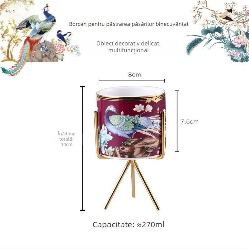 Set ceramic pentru condimente de bucătărie — logo imprimat, personalizare, lansat în 2023, Stil nou chinezesc