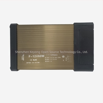 Sursă de alimentare LED exterior AC/DC, carcasă din aluminiu, 12V 5A 60W, PWM, intrare 110-240V