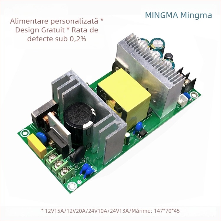 Mingma 36V8A sursă AC/DC, 300W, ieșire 36V, 8A, mod PWM, intrare 90–265V
