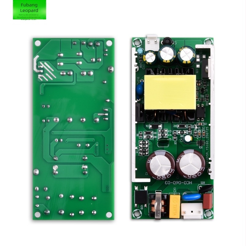 Placă de alimentare cu comutare (bare board) – găuri de montaj, intrare AC220V, ieșire DC12V, putere 60–72W