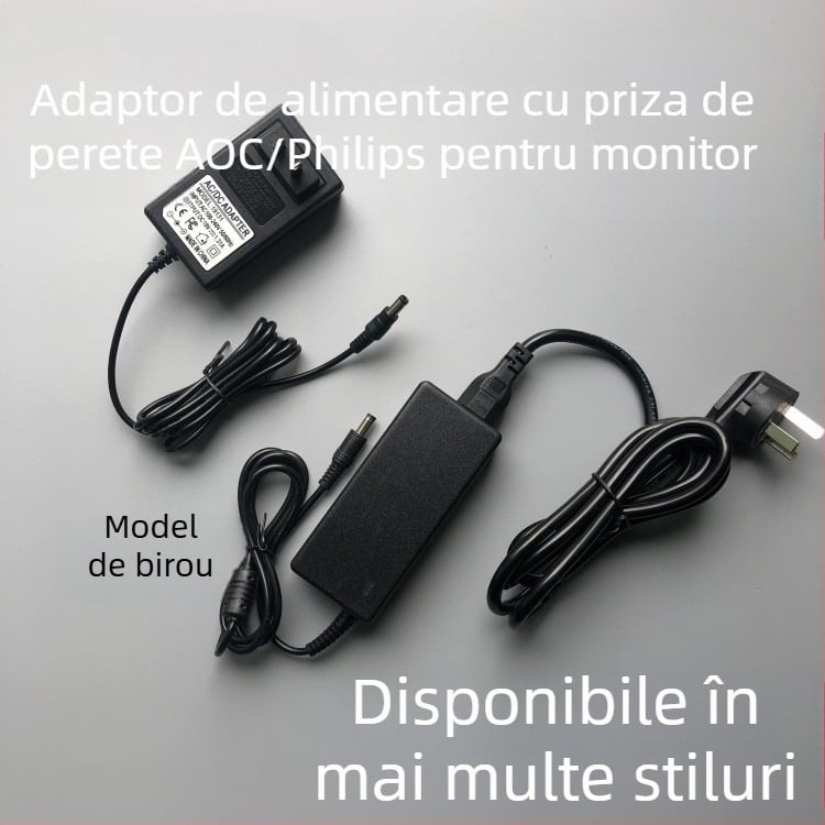 Adaptor Philips AOC LCD Display – 9V, 4A, intrare 100-240 V, sursă de alimentare switching